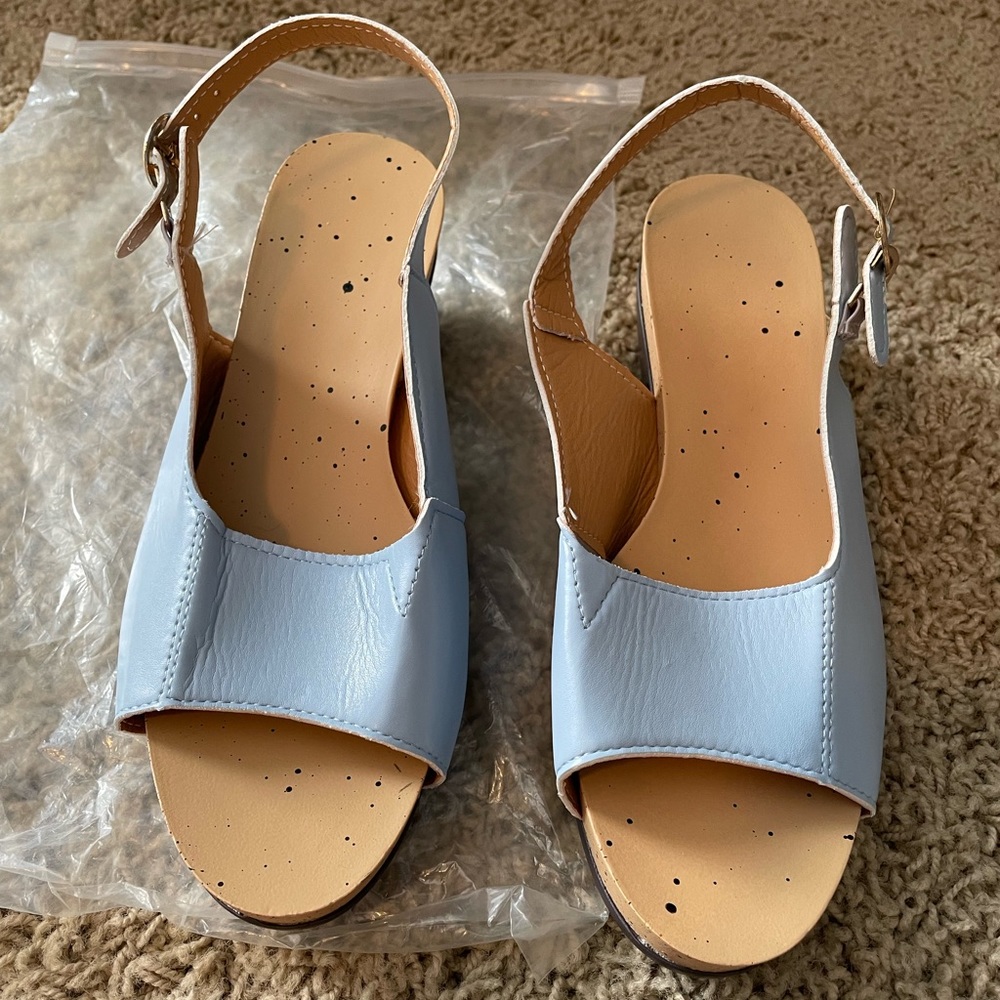 Baby Blue Heels- NEW